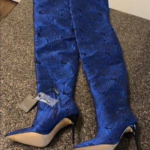 Zara thigh high boot with heel